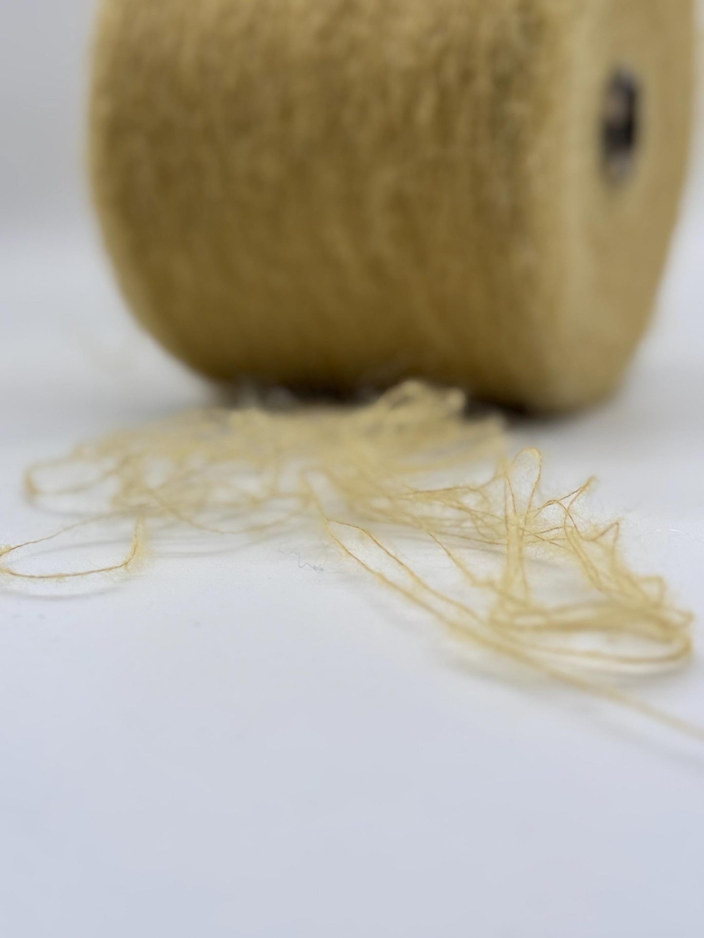 Yellow Baby Alpaca Mohair