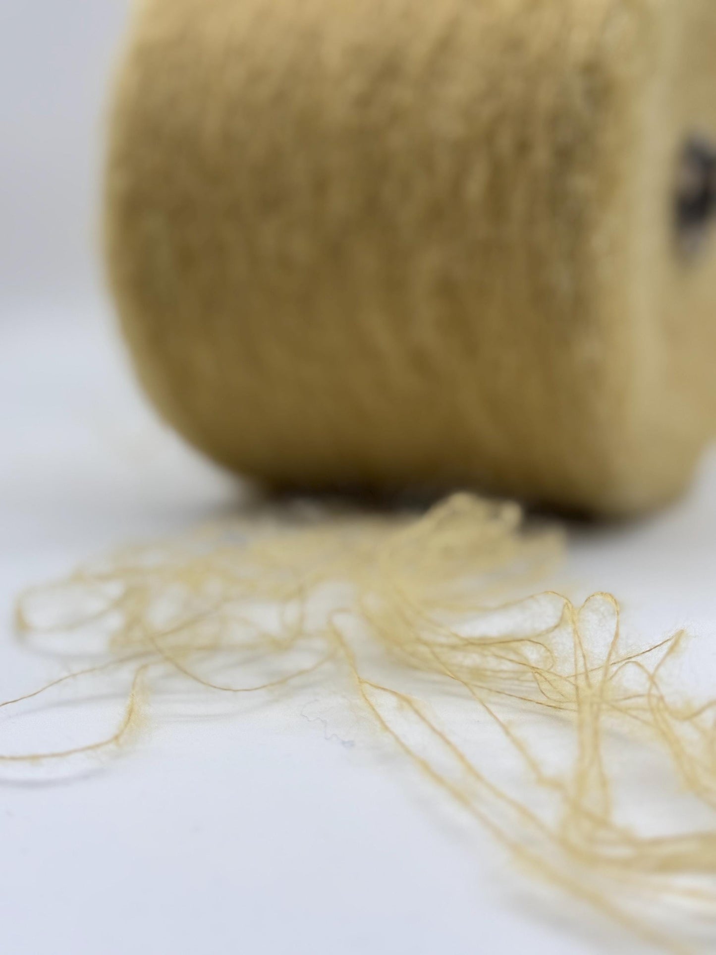 Yellow Baby Alpaca Mohair