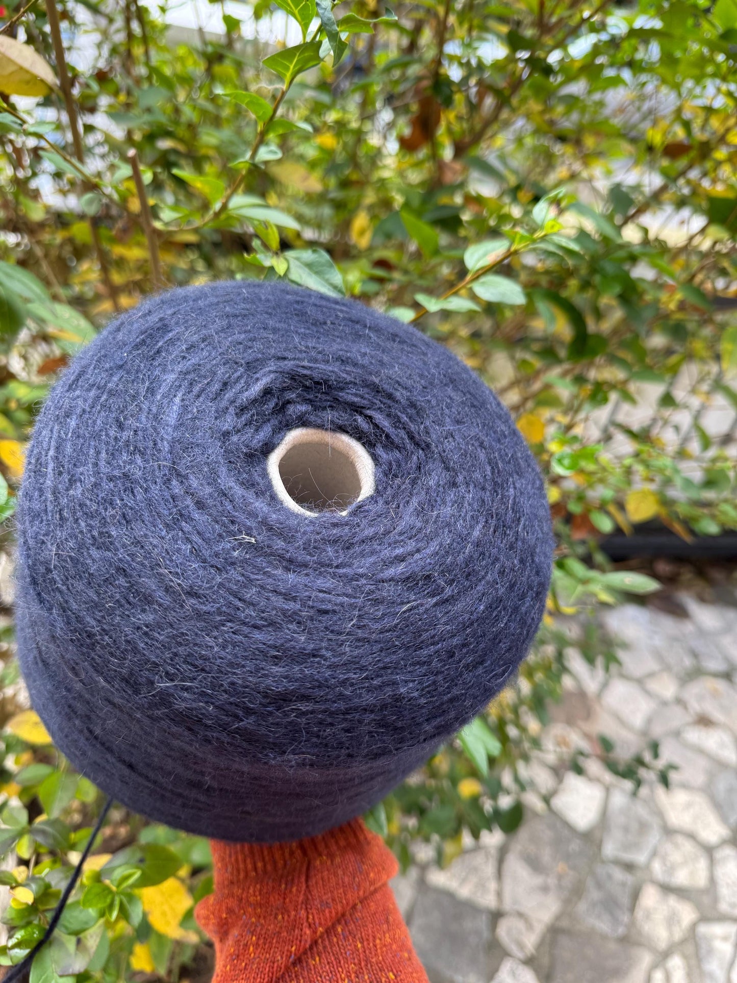 Navy Blue Alpaca Merino