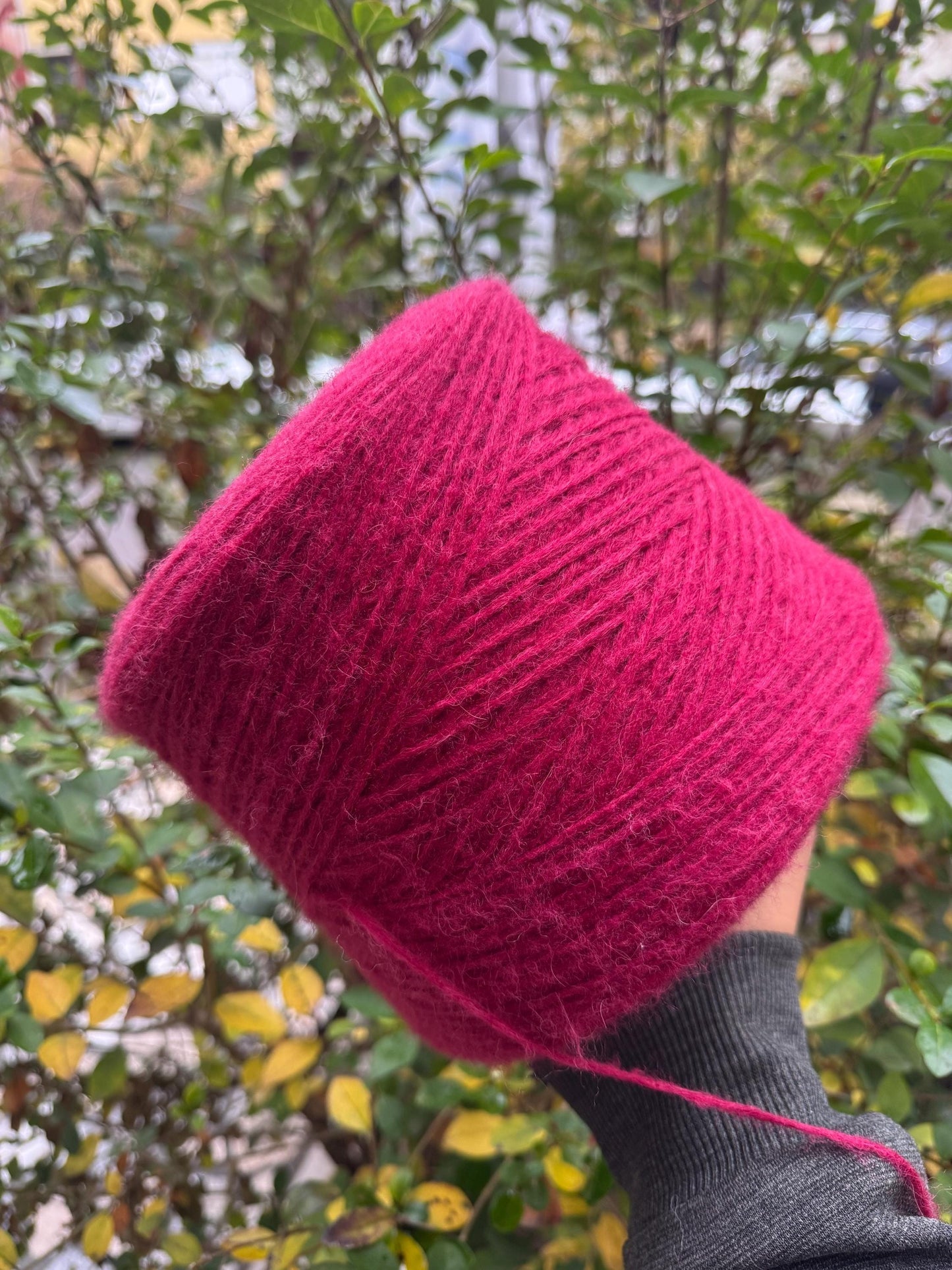 Dark Pink Alpaca Merino